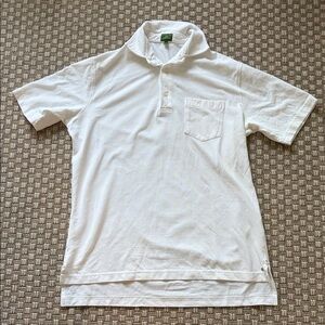 Sid Mashburn White Polo Shirt